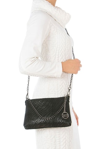 Sac bandoulière en cuir Lunigiana Noir - Noir