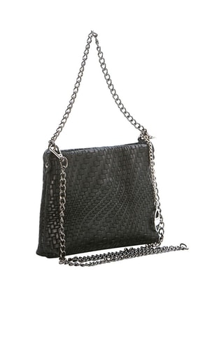 Sac bandoulière en cuir Lunigiana Noir - Noir