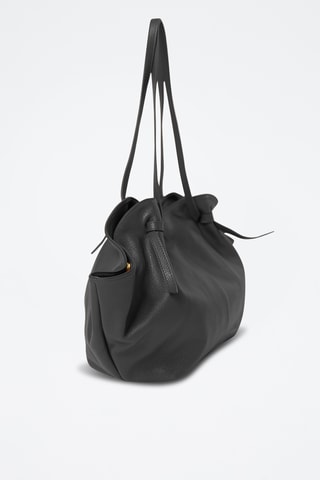 Cabas en cuir Conza - Noir