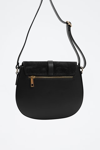 Sac bandoulière en cuir Corsalone - Noir