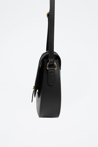 Sac bandoulière en cuir Corsalone - Noir