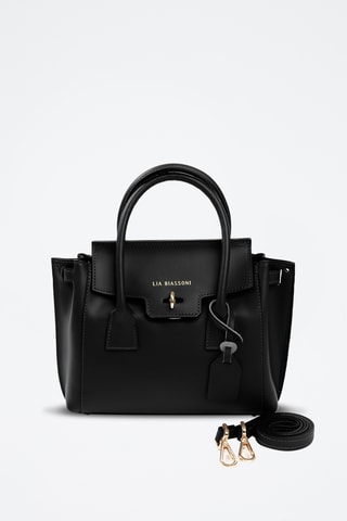 Sac à main en cuir Taverone - Noir