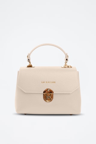 Sac bandoulière en cuir Calopinace - Beige