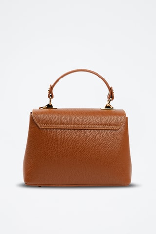 Sac bandoulière en cuir Calopinace - Marron