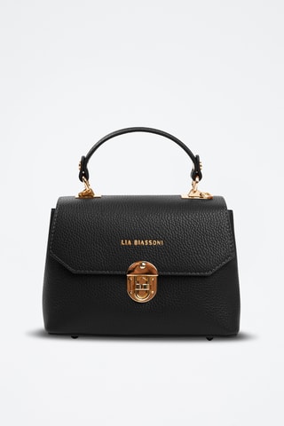 Sac bandoulière en cuir Calopinace - Noir