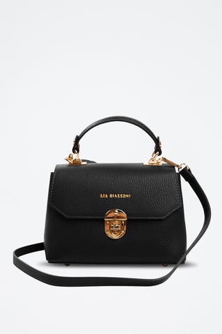 Sac bandoulière en cuir Calopinace - Noir