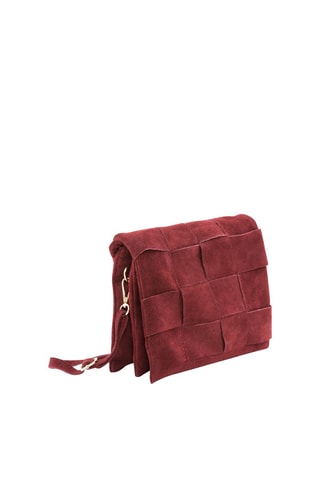 Sac bandoulière en cuir Empoli - Rouge
