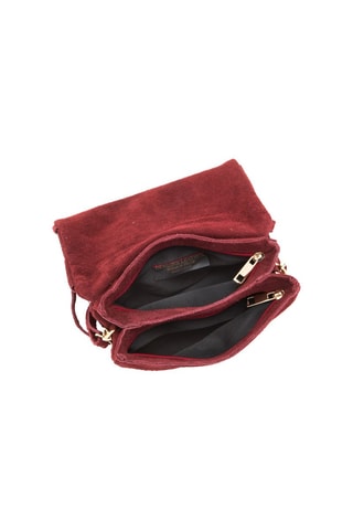 Sac bandoulière en cuir Empoli - Rouge