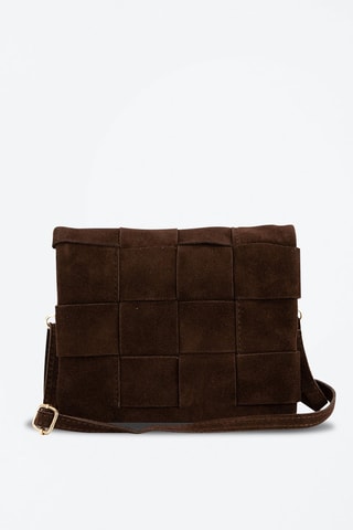 Sac bandoulière en cuir Empoli - Marron