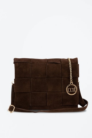 Sac bandoulière en cuir Empoli - Marron