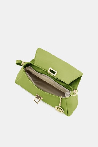 Sac bandoulière en cuir Berbera - Vert