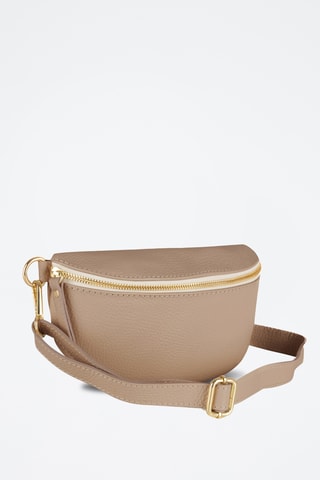 Sac bandoulière en cuir Perugino - Beige
