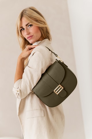 Sac à main en cuir Sangro - Vert