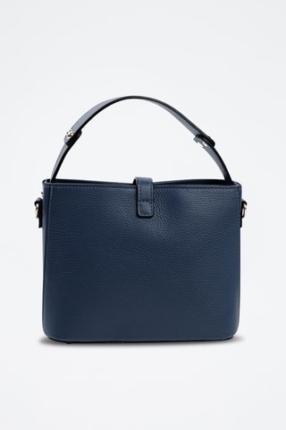 Sac à main en cuir Sinello - Bleu marine