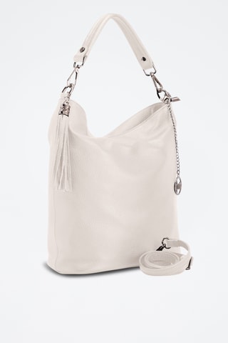 Cabas en cuir Sabaudia - Beige