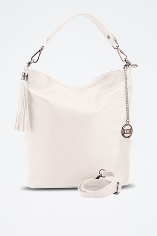Cabas en cuir Sabaudia - Beige