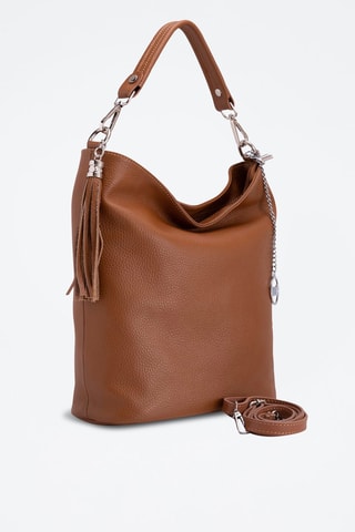 Cabas en cuir Sabaudia - Marron