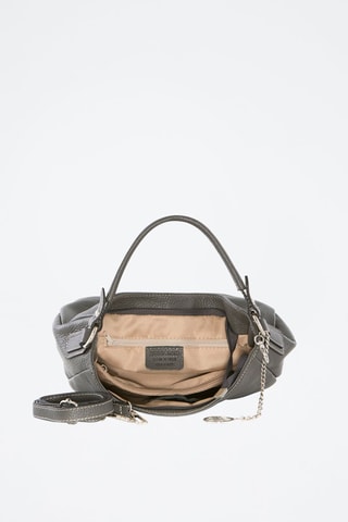 Sac porté épaule en cuir Molise - Gris
