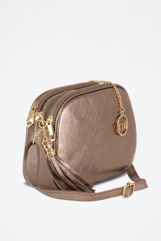 Sac bandoulière en cuir Gradisca - Doré