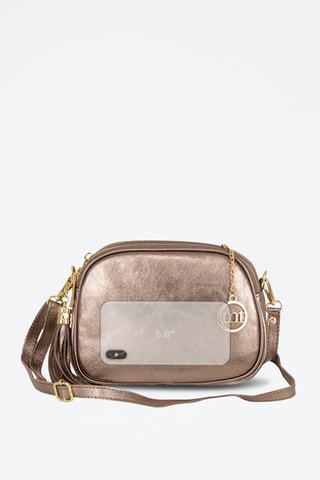 Sac bandoulière en cuir Gradisca - Doré