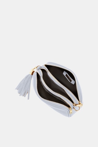 Sac bandoulière en cuir Gradisca - Bleu clair