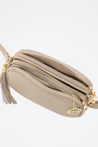 Sac bandoulière en cuir Gradisca - Taupe