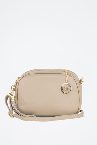 Sac bandoulière en cuir Gradisca - Taupe