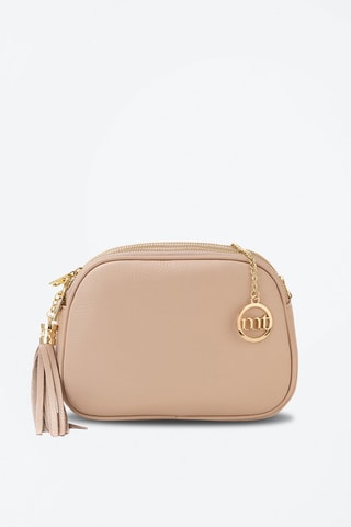 Sac bandoulière en cuir Gradisca - Doré et rose