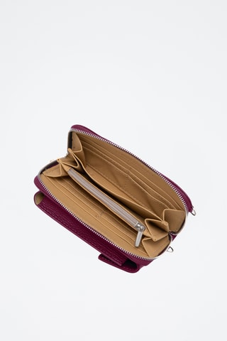 Pochette en cuir Cerca - Bordeaux