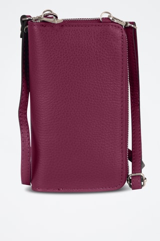 Pochette en cuir Cerca - Bordeaux