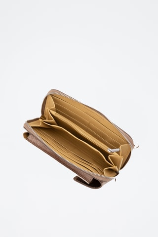 Pochette en cuir Cerca - Doré rose