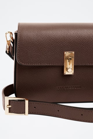 Sac bandoulière en cuir Carrione - Marron