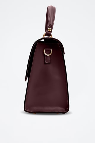 Sac à main en cuir Ensa - Bordeaux