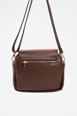 Sac bandoulière en cuir Raganello - Marron