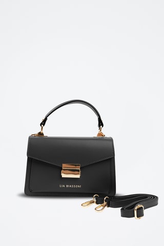 Sac à main en cuir Trasubbie - Noir
