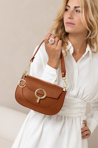 Sac à main en cuir Ceresio - Marron