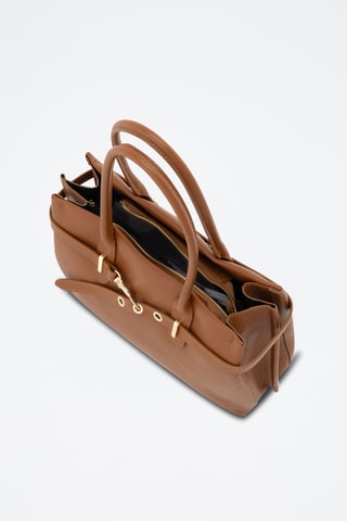 Sac à main en cuir Zoagli - Marron