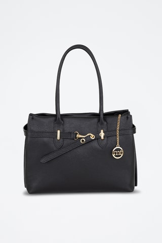 Sac à main en cuir Zoagli - Noir