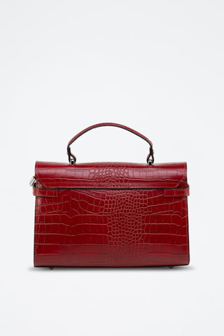 Sac à main en cuir Pascarella - Bordeaux