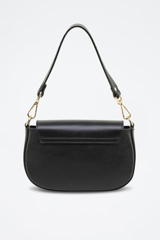 Sac porté épaule en cuir Zanardini - Noir