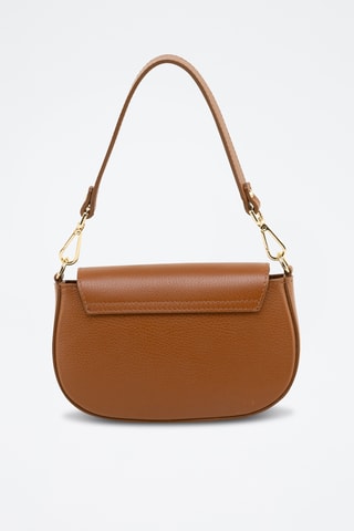 Sac porté épaule en cuir Zanardini - Marron