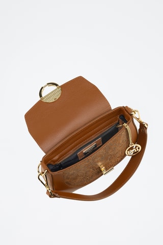 Sac porté épaule en cuir Zanardini - Marron