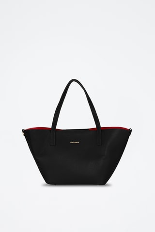 Cabas en cuir Liscate - Noir