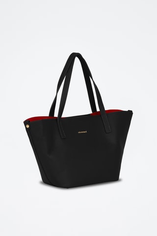 Cabas en cuir Liscate - Noir