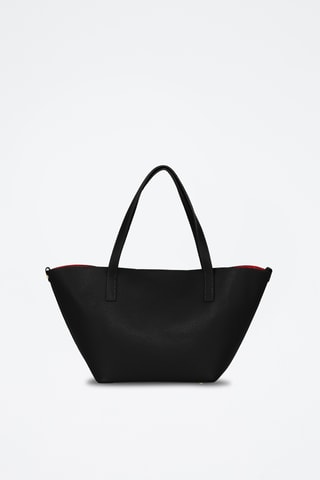 Cabas en cuir Liscate - Noir