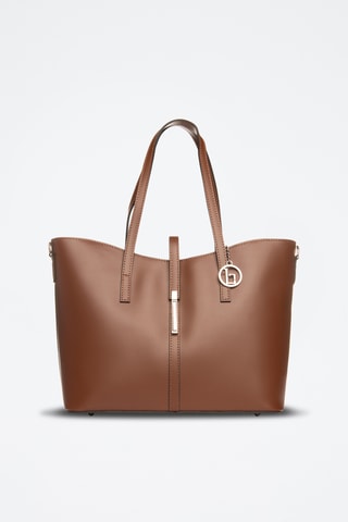 Cabas en cuir Parma - Marron