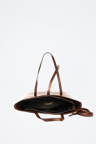 Cabas en cuir Parma - Marron
