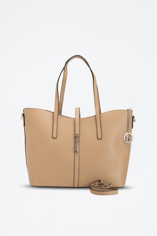 Cabas en cuir Parma - Beige