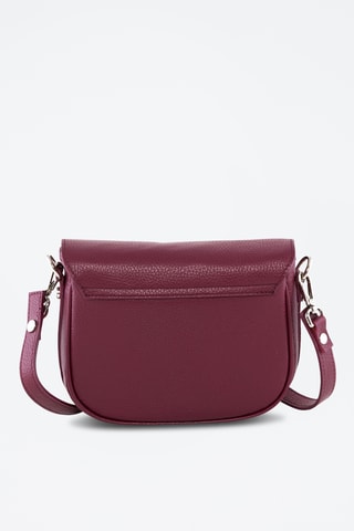 Sac bandoulière en cuir Neva - Bordeaux