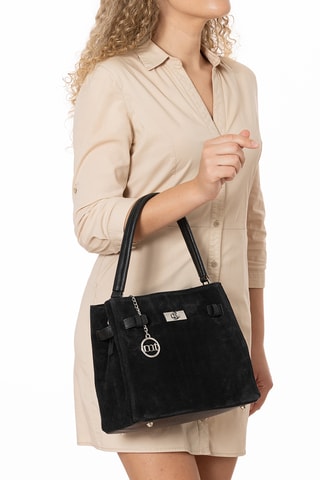 Sac à main en cuir Terraggio - Noir